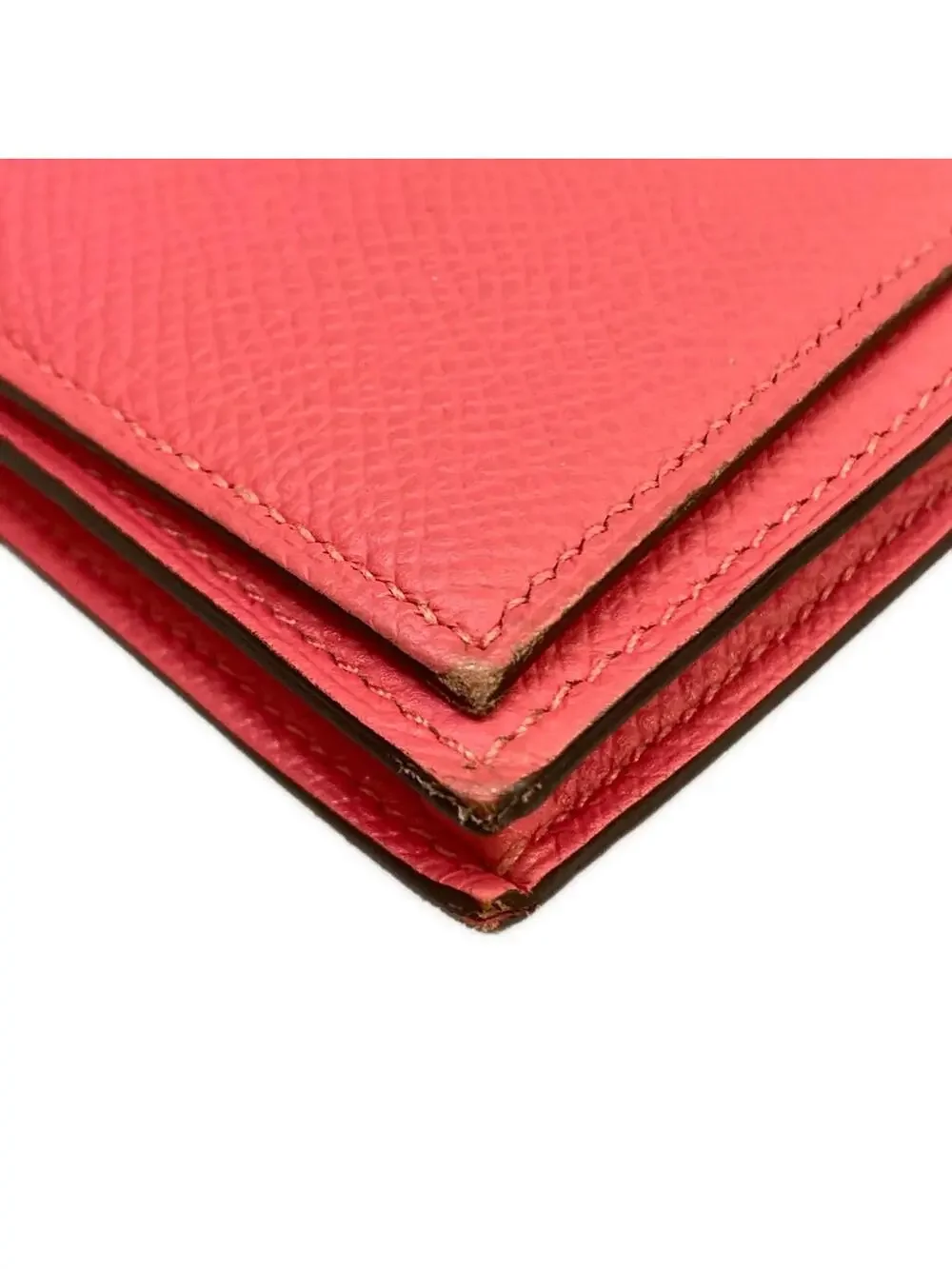 Hermes Bearn Souffle Pink Veau Epsom C #278615H13B